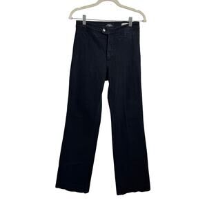 Not Your Daughters Jeans The Jordie Wide Leg‎ Denim Jeans Women 6 Blue Dark Wash